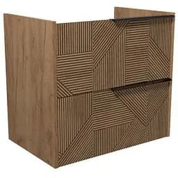 Тумба Мойдодир Cubic 70-A під умивальник дуб обпалений