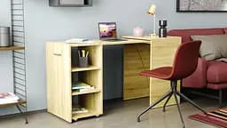 Стіл-тумба трансформер Смарт 1/1 Ferrum-decor 750x1450x500 ДСП Дуб Сонома 16 мм (FRD-105070) - мініатюра 10
