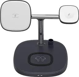 Бездротовий зарядний пристрій Choetech Magnetic Wireless Charger 4-in-1 Black (T583-F) [103179] - мініатюра 2