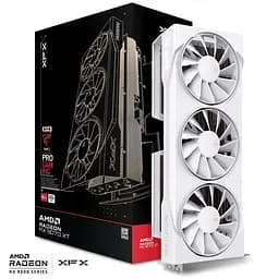 Відеокарта XFX AMD Radeon RX 9070 XT 16GB Swift White Triple Fan Gaming Edition (RX-97TSWF3W9) (GDDR6, 256 bit, PCI-E v5.0 x16) - мініатюра 5