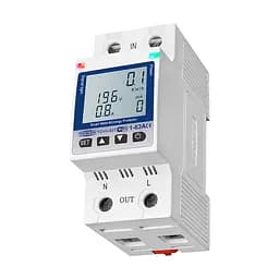 Умный автоматический выключатель с Wi-Fi (Tuya) TOMZN TOVA-63T 63A с мониторингом энергопотребления, защитным реле напряжения и защитой от утечки тока (51-00123)