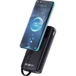 Павербанк Dudao Black 20 000 mAh / 22.5 Вт (6977196682430) - мініатюра 7