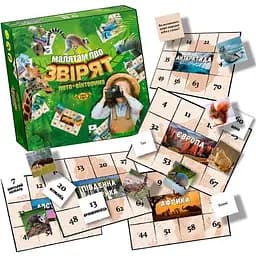 Настольная игра Малышам о зверьках Мастер MKB0151 Лото+викторина