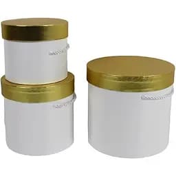 Набор подарочных коробок UFO 3 шт. (80304-045 Набір 3 шт WHITE круг.)