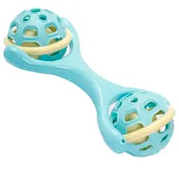 Игрушка-погремушка Lindo Гантеля, синий (Б 332 г син)