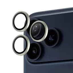 Протиударне захисне скло AR для камери Apple iPhone 17 Pro/17 Pro Max silver , захист лінз від подряпин та ударів, лінзи на камеру з рамкою, ArmorStandart (ARM86454)