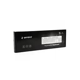Клавіатура Gembird KB-MCH-03-W-UA USB White (KB-MCH-03-W-UA) - мініатюра 3