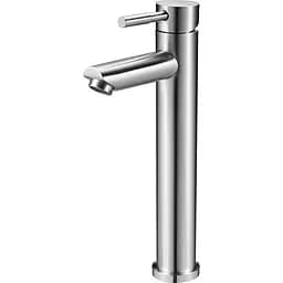 Змішувач для умивальника Wezer EKO11A-01 одноважільний Нержавіюча сталь