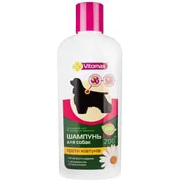 Фітошампунь Vitomax для собак проти ковтунів, 200 мл
