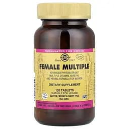 Мультивітаміни Solgar Female Multiple 120 таблеток