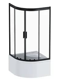 Душевая кабина AM.PM Gem Deep 1/4 Round W90UG-401A9090-BT
