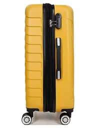 Валіза середня M ABS-пластик Madisson Snowball 03403 68х44х27см 68+13л Жовтий - мініатюра 5