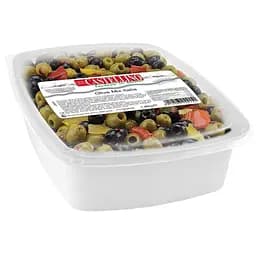 Оливки Castellino Мікс зелені та чорні без кісточок в олії 1.9 кг