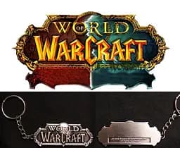 Брелок World of Warcraft Logo Варкрафт срібло.264 - мініатюра 5