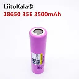 Акумулятор 18650 Samsung INR18650-35E 3500mAh Рожевий - мініатюра 3