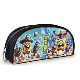 Пенал школьный Губка Боб 23х10х8 см с принтом для мальчика (3781)