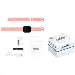 Smart Watch AmiGo GO009 Camera+Led Pink UA UCRF - мініатюра 6