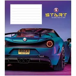 Тетрадь ученическая Школьник Start the game в клетку 12 листов 30 шт. (012-3231K)