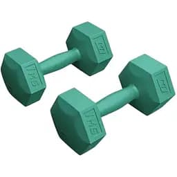 Гантели для фитнеса композитные Hop-Sport HS-C010DS 2х1 кг бирюзовый