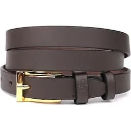 Ремінь шкіряний Grande Pelle для жінок 120х2 см елегантний вузький acs0029637