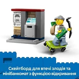 Конструктор LEGO City Переслідування на поліцейському мотоциклі 65 деталей (60455) - мініатюра 20