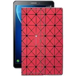 Чехол StatusCASE из экокожи для планшета Samsung Galaxy Tab A6 (T580) Красный ромб