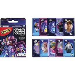  Настільна гра Mattel UNO KPop Demon Hunters (JRV01) - мініатюра 6