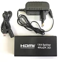 HDMI-сплітер 1×4 Atcom HDMI 4 порти підтримка UHD 4K