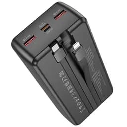 Портативний ЗП Power Bank Borofone BJ57B Graceful 22.5W+PD20W with cable 30000 mAh Black - мініатюра 3