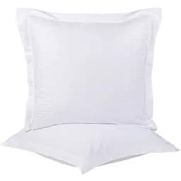 Наволочки Lotus Home Готель сатин страйп 70х70 см білі 2 шт. (2000008478243)