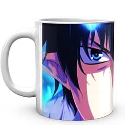 Кружка GeekLand Blue Exorcist синяя Экзорцист Рин BE 02.09 330 мл белая