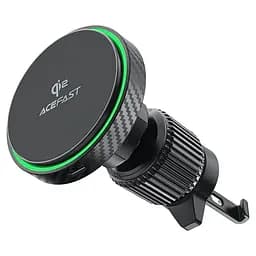 Автотримач для телефона з БЗП ACEFAST D33 Qi2 magnetic wireless charging car holder for air vent Black (6974316280293)