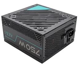 Блок живлення 750 Вт, Azza, чорний, модульний, 80+ золотистий, 12 см, 3xMolex/6xSATA/4x6+2-pin/1x20+4-pin/2x4+4-pin,
