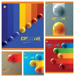 Зошити учнівські 96 аркушів клітинка Тверда ТЕ41707 Creative, 10 шт. в упаковці