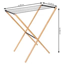 Сушарка для білизни підлогова Casa Si Bamboo Dryer S Braun (CS92303W06) - мініатюра 2