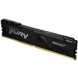 Память 16Gb DDR4 3200 MHz Kingston Fury Beast черный 16-18-18 1.35V с радиатором (KF432C16BB1/16WP)