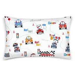 Комплект постільної білизни Cosas Teddy driver Підлітковий червоний (TeddyDrivepColor_52Grey_155) - мініатюра 3