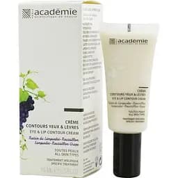 Крем для очей та губ Academie Eye & Lip Contour Cream Виноград провінції Лангедок-Руссільйон 15 мл (3145071601002)