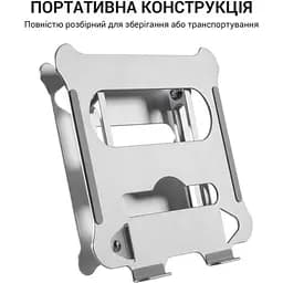 Підставка для ноутбука планшета OfficePro LS-610S Alloy Aluminum Silver - мініатюра 6