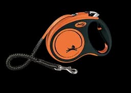 Поводок-рулетка Flexi Xtreme M, для собак до 35 кг, лента 5 м, оранжевый (XT20T5.251.OR)