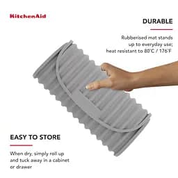 Килимок для сушки посуду KitchenAid Sinkware сірий (KEG186OHGSA) - мініатюра 6