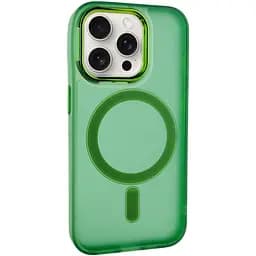 Чохол Epik TPU+PC Lily with MagSafe для Apple iPhone 13 Pro Max 6.7 Army Green