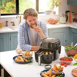 Мультипіч Russell Hobbs SatisFry Air Medium 1350Вт 4л алюміній/пластикчорно-сірий - мініатюра 9