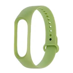 Ремешок силиконовый для Xiaomi Mi Band 3/4, 27 светло-зеленый