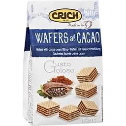 Вафлі Crich Wafers al Сacao з какао 125 г