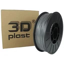 Пластик для 3D-принтера 3Dplast PLA 1.75 мм, 0.85 кг, gray-metallic (3DPLA17508GMT)