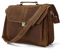 Чоловічий шкіряний портфель Vintage 42х34,2х12,7 см sum0012731