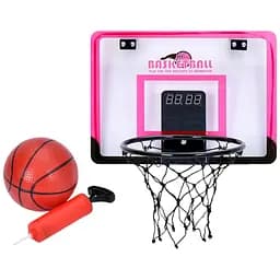 Баскетбольне кільце MR 1406 з щитом, електронним табло, підсвіткою та м’ячем з насосом