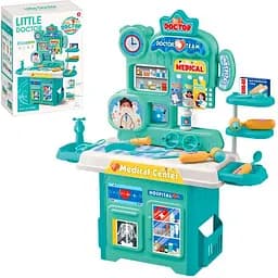 Набор врача A-Toys стол 38×20×50 см очки медицинские инструменты 28 предметов 922-217