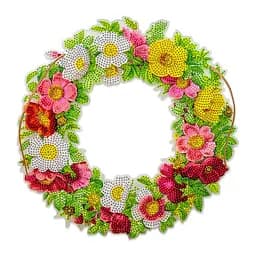 Алмазна мозаїка "Віночок троянд" HHE26391, 30х30 см